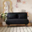 Chaise convertible polyvalente avec dossier réglable et coussin pour la maison et le bureau