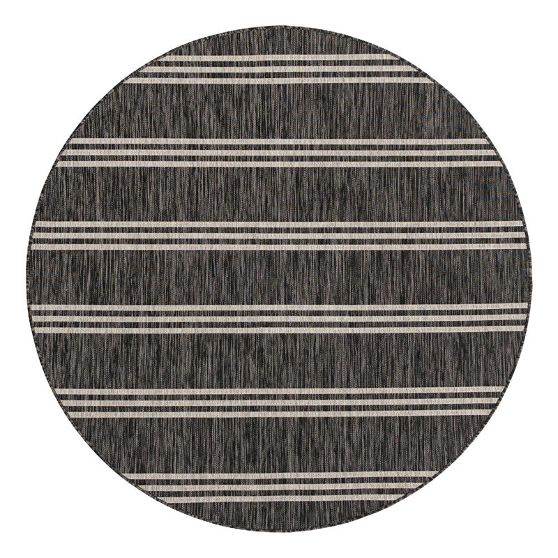Jill Zarin Anguilla Indoor/Outdoor Rug, Round 6'