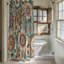 Rideau de douche standard 1 pièce Retro Boho Blooms-700397498