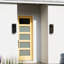 Applique murale d'extérieur en aluminium H 17,25 po x l 7,5 po Derek-1664821190-1664821192
