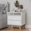 Clea Modern 2-Drawer Nightstand w/ Open Shelf - Bedside Table W.20.78'-2047003840