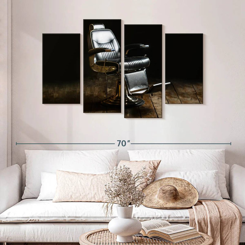 Fauteuil de salon Shuttleworth, H 32 po x l 52 po