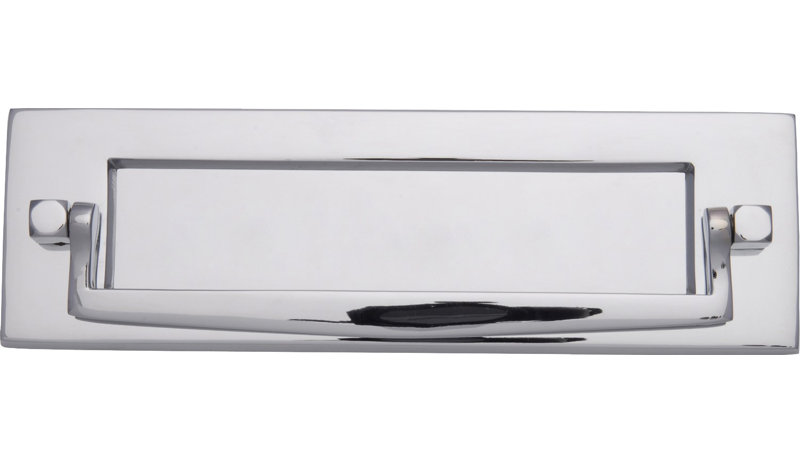 Heritage Brass Heritage Postal Knocker, Polished Chrome