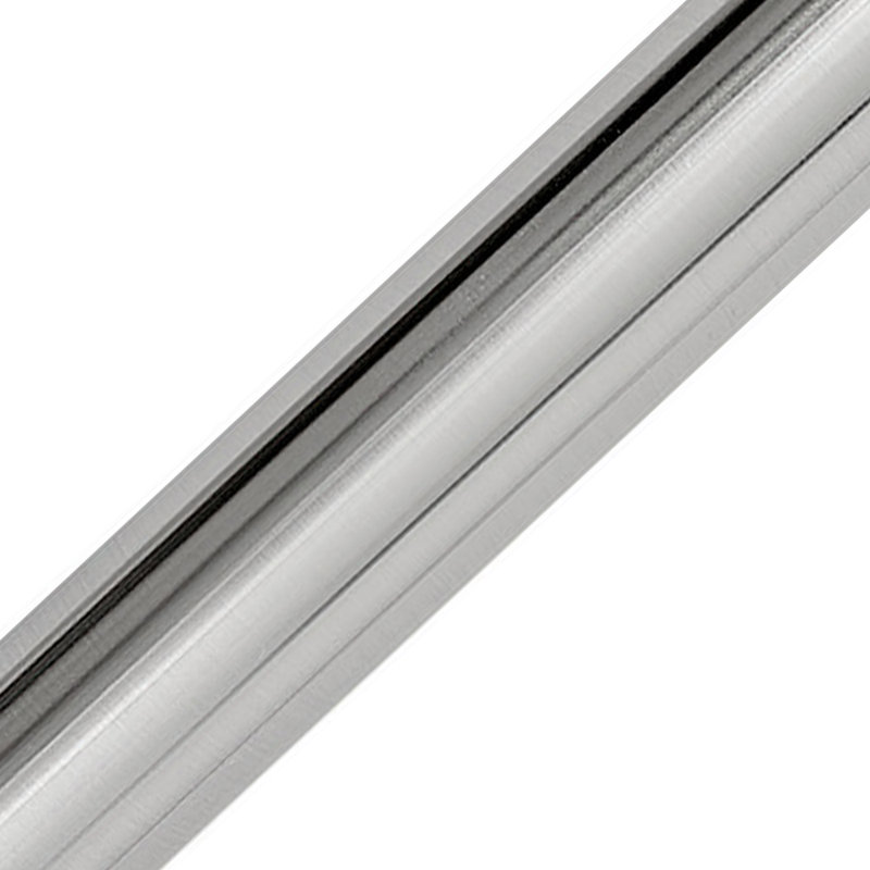 Tige d'accessoire en acier 12 po, Nickel brossé
