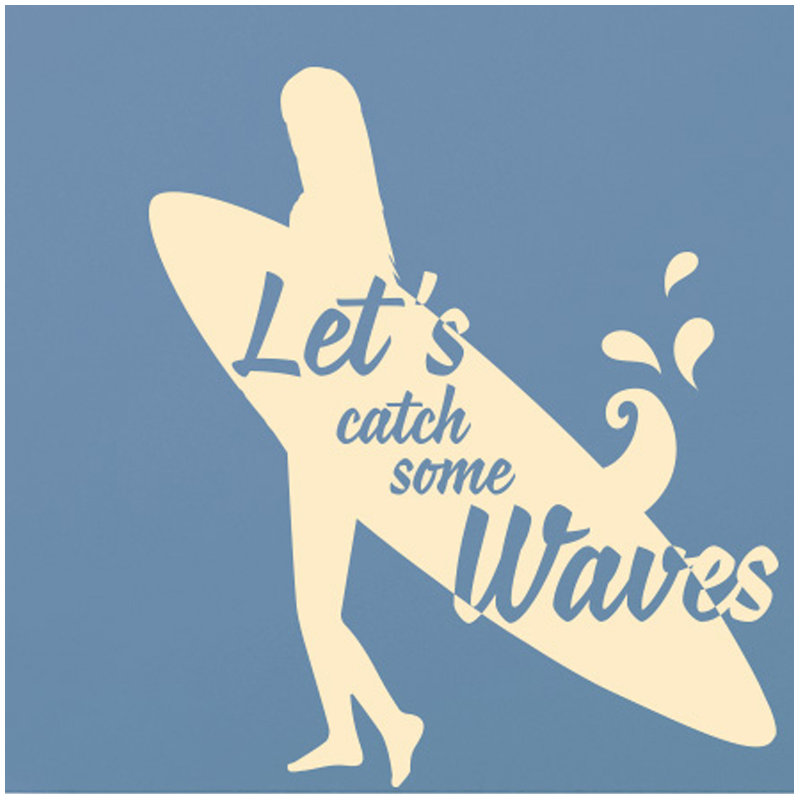 Nautical & Beach Wall Decal, Beige