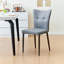 Chaises de salle à manger à haut dossier avec design ergonomique-1014774006