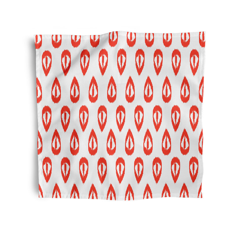 Gulielma Ikat Tears Napkins, Orange