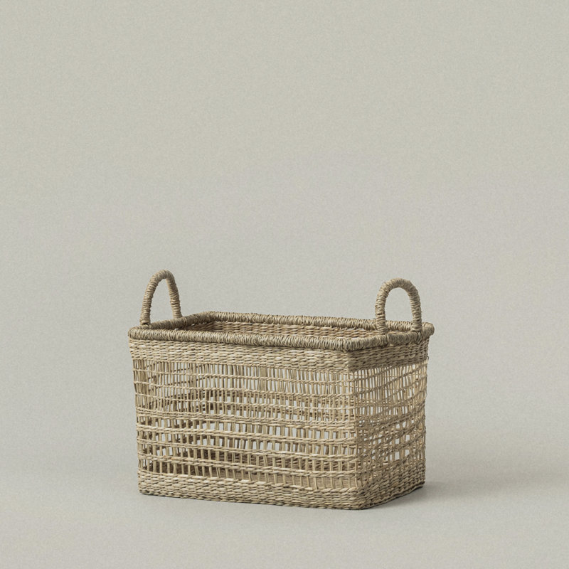 Salema Rectangular Seagrass Basket - Small, 20 pt