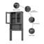 Rangement au-dessus de la toilette, organisateur de tablette de salle de bain-2125069460