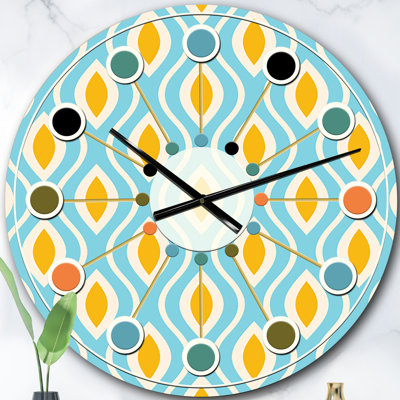 Horloge murale rétro Mid-Century