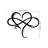 Unique Heart Metal Art Wall Decor Love Sign
