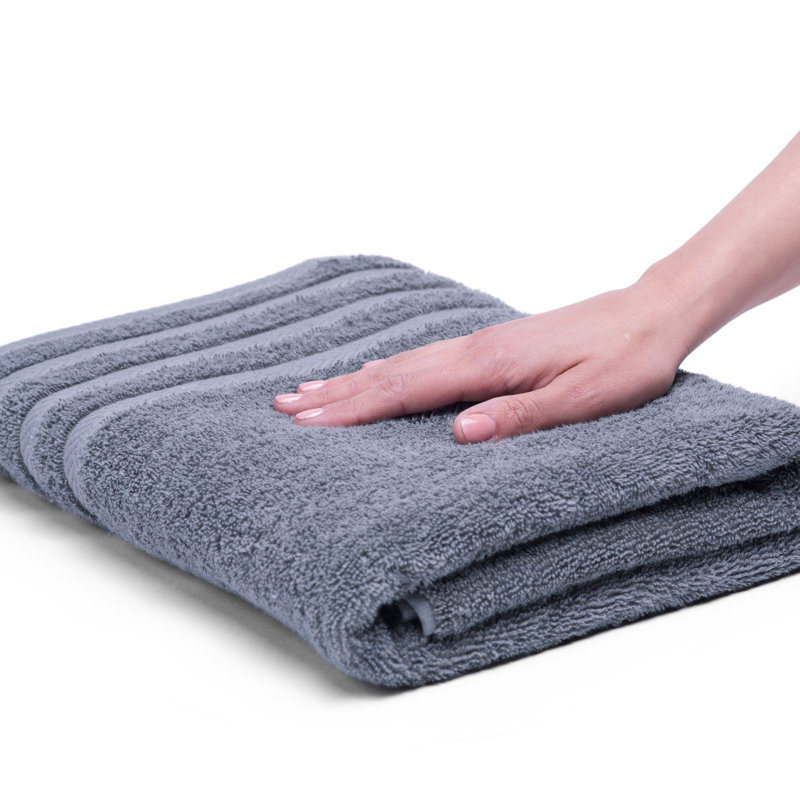 Drap 100% coton de qualité égyptienne Martex, Bleu acier
