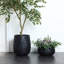 Jardinière ronde noire Beehive-107225256
