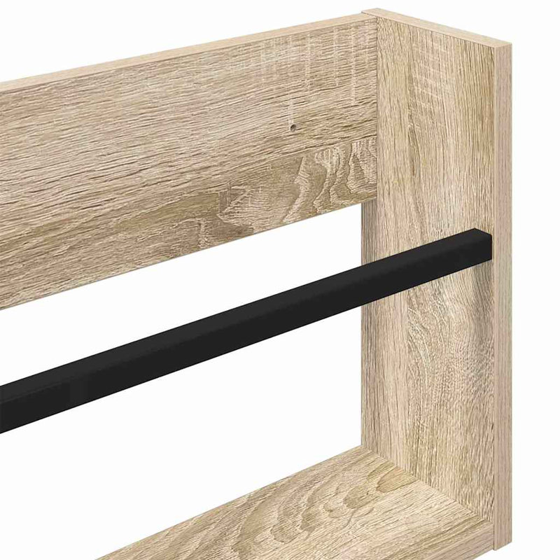 Wood Magazine Rack, Beige