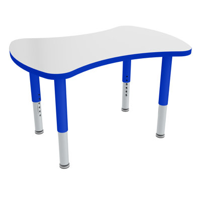 Table d'activité de fantaisie à hauteur ajustable avec roulettes