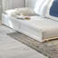 Lit plateforme en bois massif avec pied de lit et gigogne Elliana-1741955605-1741955606