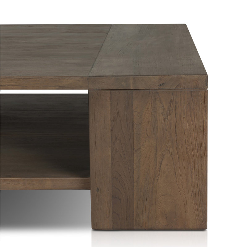 Roca Outdoor Rectangular Teak Coffee Table