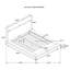 Grand lit plateforme Mallory Smokey