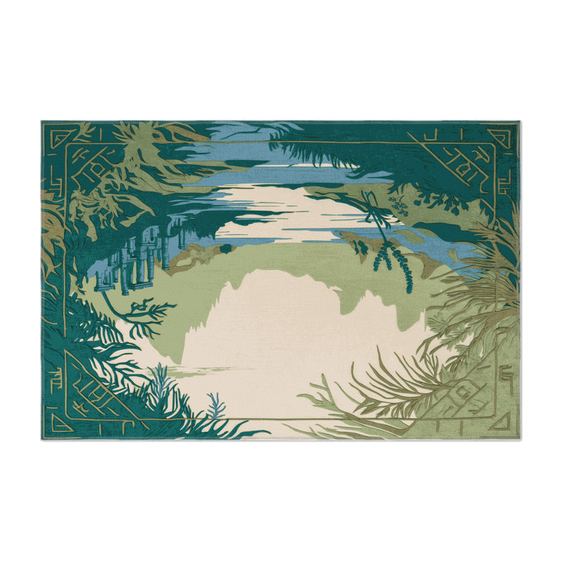 Hero’S Legacy Indoor And Outdoor Area Rug, Rectangle 2' x 3'