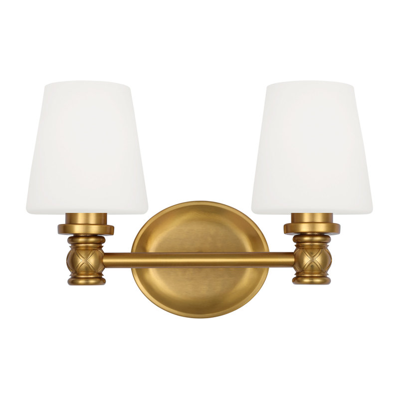 Xavierre 2 - Light Vanity Light, Burnished Brass