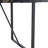 Industrial Style Table With Black Metal Legs, 1.5" Thick Top, For Work Desk, Kitchen, Terrace, Dining Room Modern Simple 55*31.4, 4-6, Space-732241605