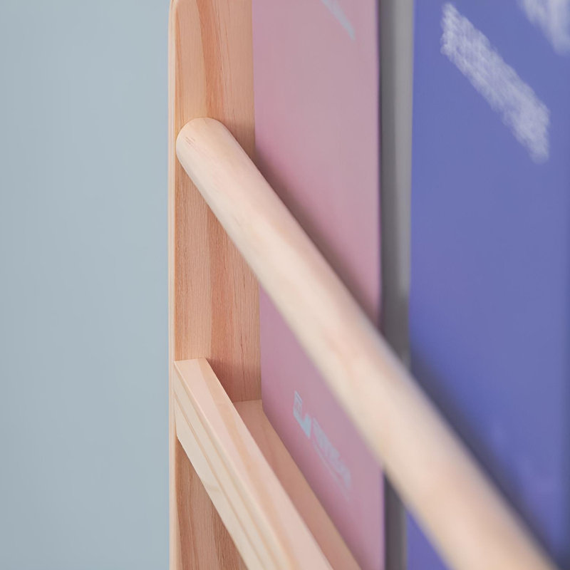 Bibliothèque murale en bois massif | Tablette de rangement mince à couches multiples, H 31,49 po x l 23,62 po x P 6,29 po