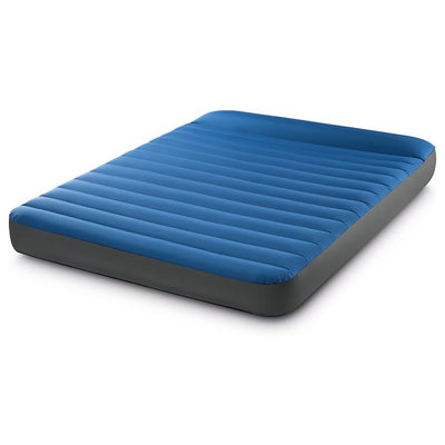 Intex: Dura-Beam: tapis d'oreiller TruAire - grand - matelas gonflable de 8,5 po, pompe USB QuickFill, Fiber-Tech résistant à la perforation, sac de transport, capuchon de 600 lb