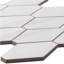 Stately Elongated Hex 12" x 12" Porcelain Marble Look Tile