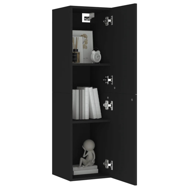 90 cm H Multimedia Storage, 90cm H x 30.5cm W x 30cm D, Sonoma Oak