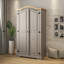 Gulzaar 2 Door Solid Wood Wardrobe-139211845