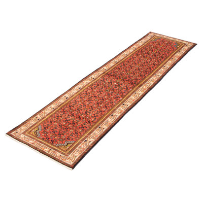 One Of Kind Hand Knotted Andelz Copper Rug 2'7" x 9'9"