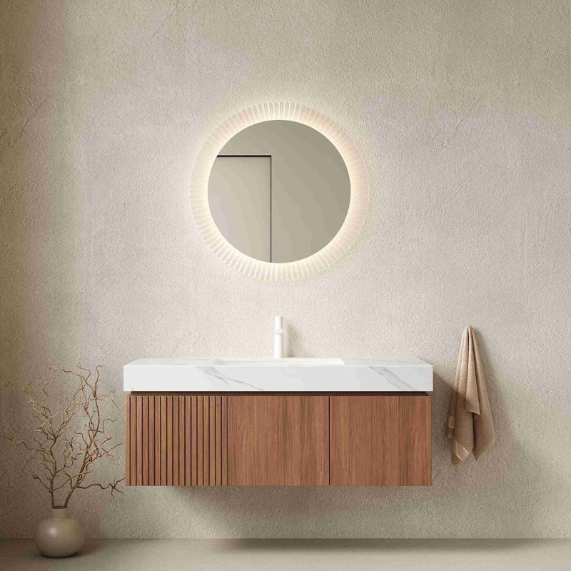 Meuble-lavabo de qualité supérieure, Chêne brun