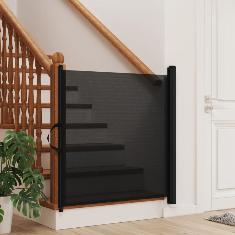 125cm W Wall Mounted Pet Door, 82.5cm H x 125cm W, Black