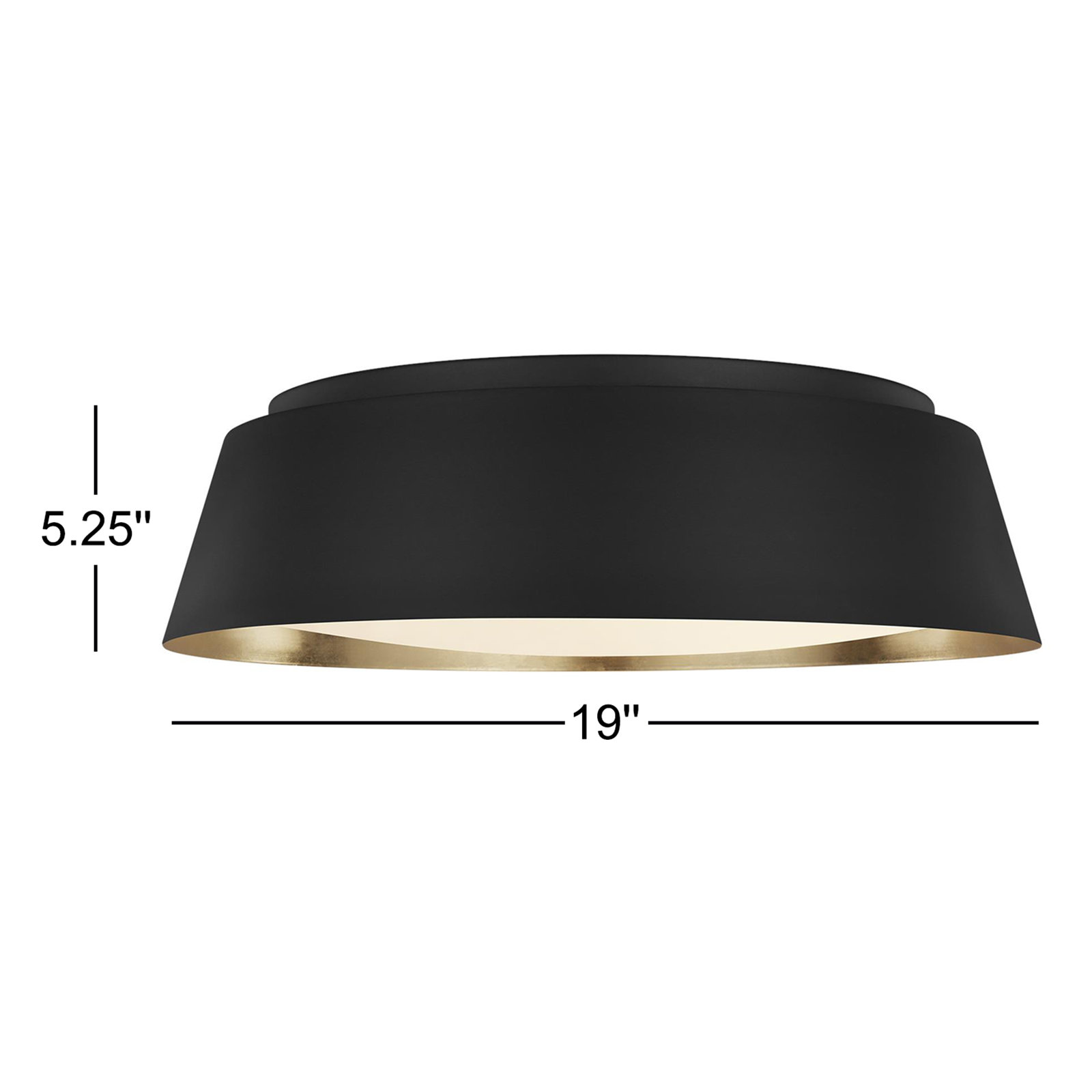 Adriatic 4-Light Flush Mount, Midnight Black