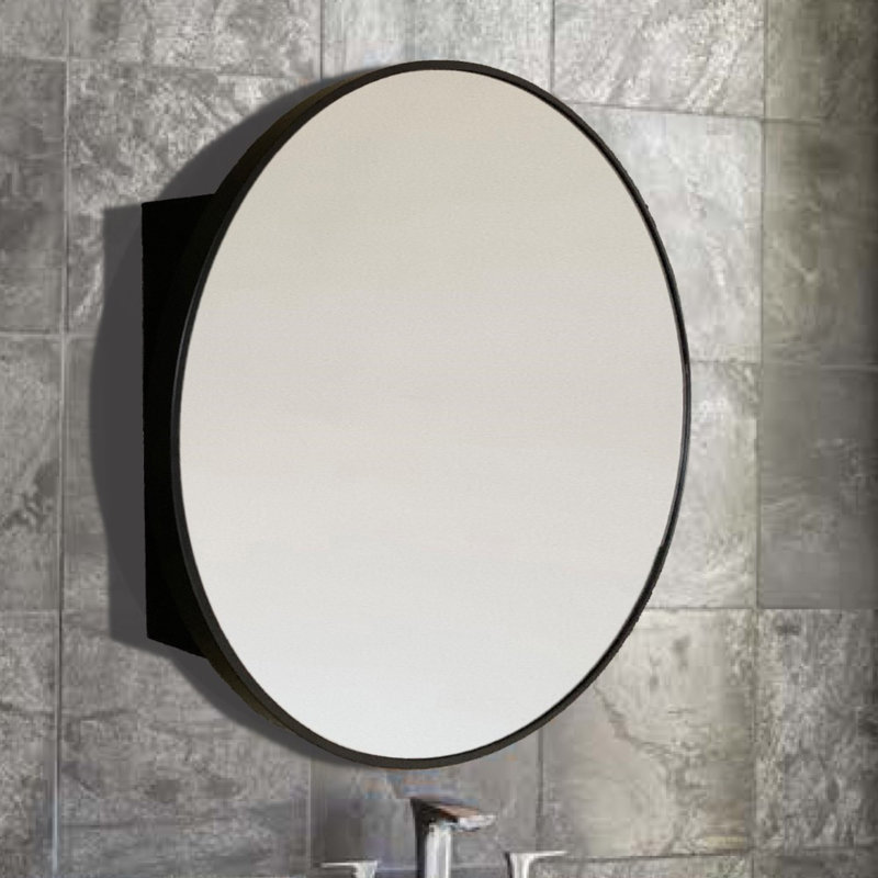 Miroir Roeder, Noir, L 26 po x H 26 po