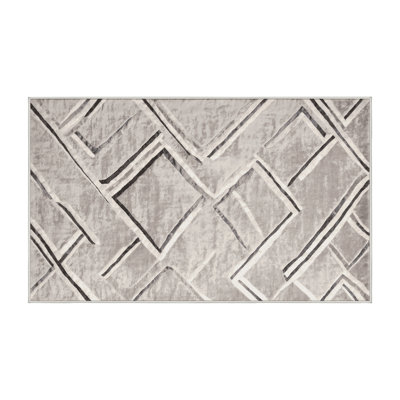 Machine Washable Beige Area Rug