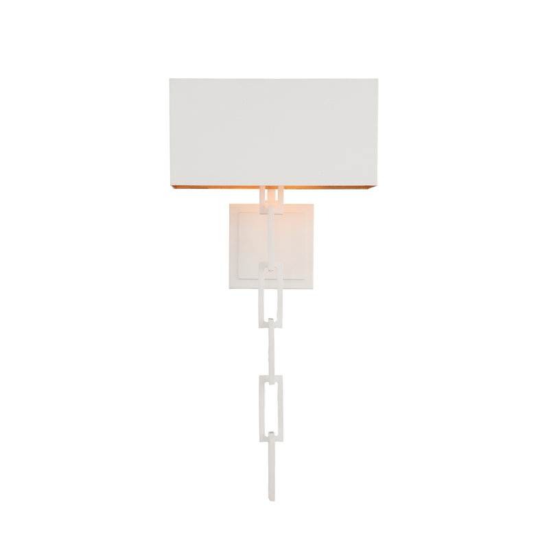 Brian Patrick Flynn 2-Light Armed Sconce, White