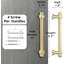 Paquet de 10 poignées d'armoire, poignées de tiroir en alliage de zinc massif, quincaillerie de cuisine et de commode moderne avec filetage profond-114880720-114880724