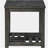 Gray rectangular end table