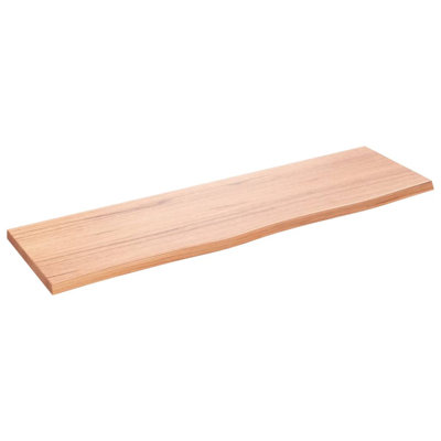 Harvans Oak Solid Wood Floating Shelf