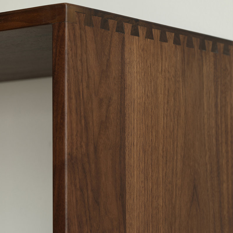 Retro Luxury Bookcase, (4 Shelves) 68.9"H x 31.5"W x 12.6"D