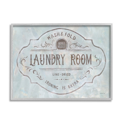 «Wash and Fold Laundry Room», art mural sur bois par Danhui Nai