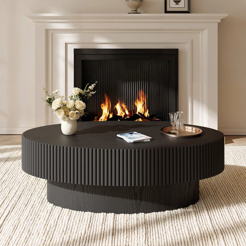 Table basse 44,4 po  , Noir