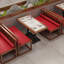 Chinese Light Luxury Restaurant Bench Upholstered Bench