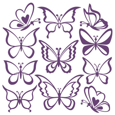 Insects Non-Wall Damaging Wall Decal