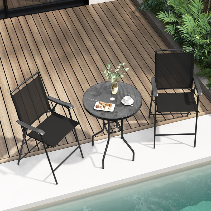 2 - Person Patio Dining Set with Round Table