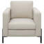 Ensemble de canapé à accoudoirs sur rail 3 pièces Tilly Oatmeal au design polyvalent, idéal pour les espaces transitionnels et contemporains