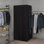 Cloison de vestiaire rétractable - Structure blanche avec tissu