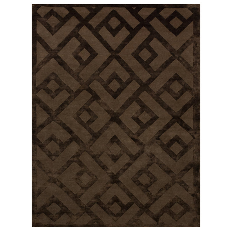 Geometric Area Rug, Rectangle 3' x 5'