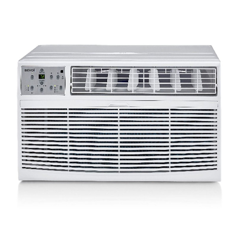 Bevoi 8000 BTU Through The Wall Air Conditioner for 350 Square Feet with Heater